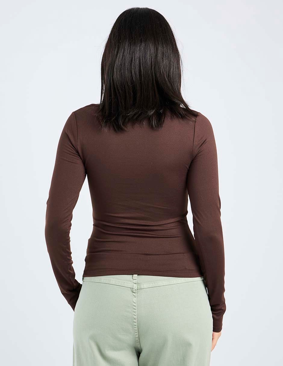 Blusa manga larga para mujer 6