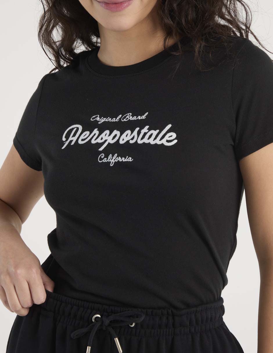 Playera manga corta Aero cuello redondo para mujer