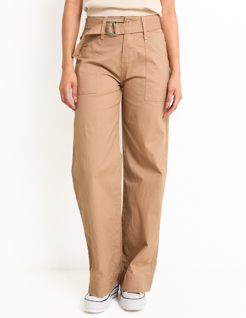 Pantalón relaxed Aéropostale wide leg para mujer Liverpool