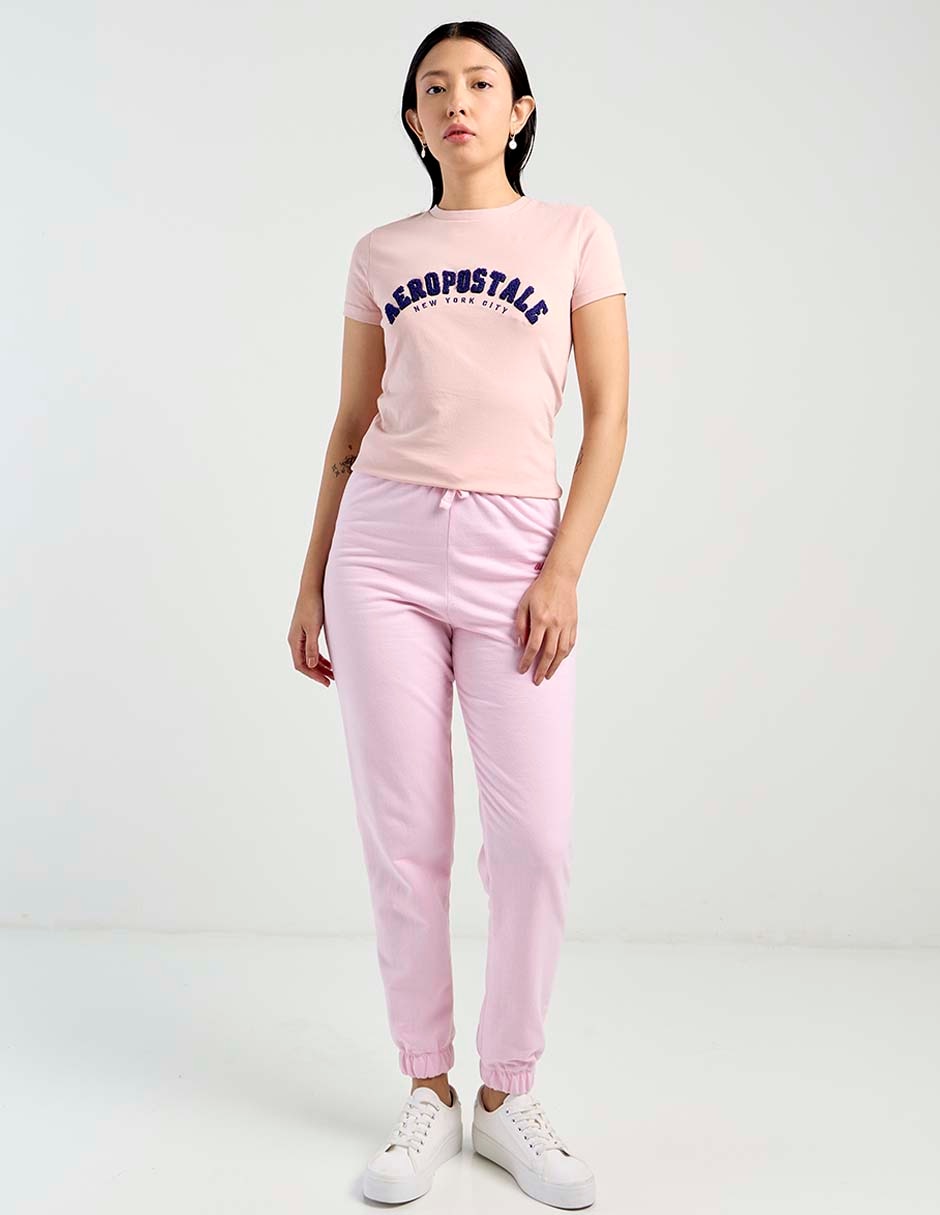 Playera manga corta Aero cuello redondo para mujer