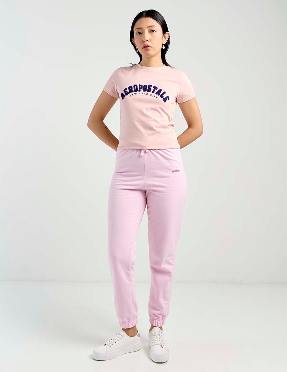 Playera manga corta Aero cuello redondo para mujer
