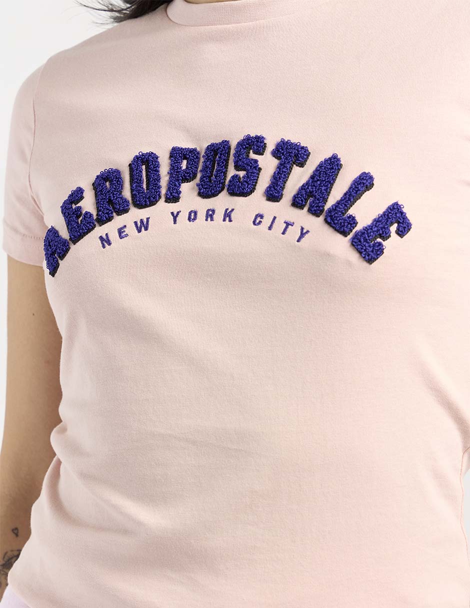 Playera manga corta Aero cuello redondo para mujer