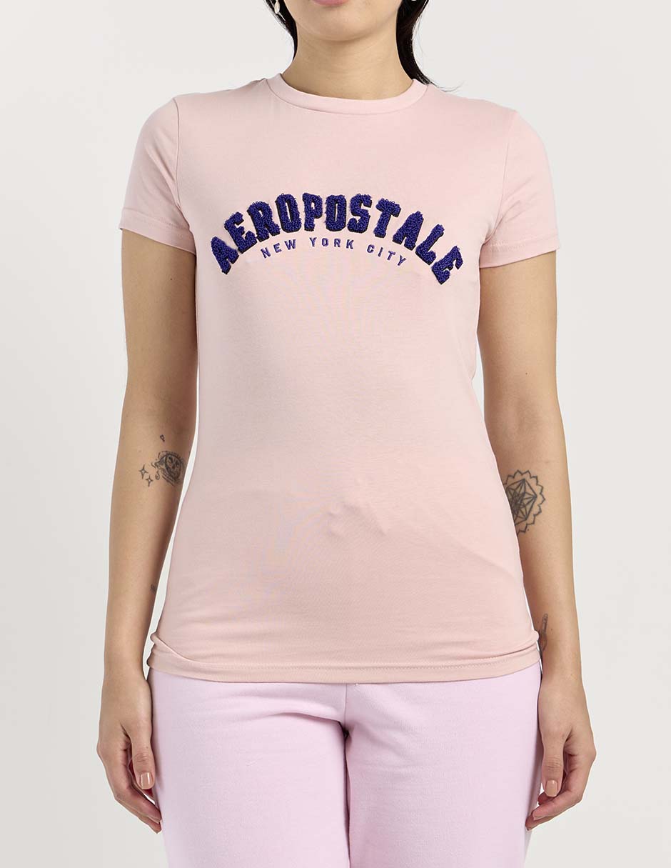 Playera manga corta Aero cuello redondo para mujer