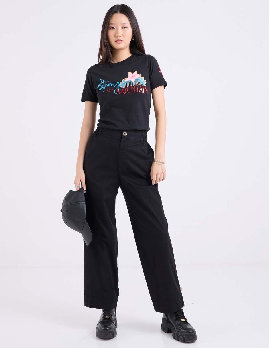 Pantalón relaxed Aéropostale straight para mujer