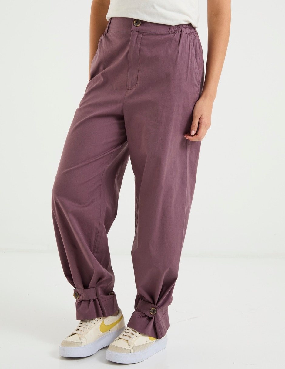 Pantalón relaxed Aéropostale straight para mujer