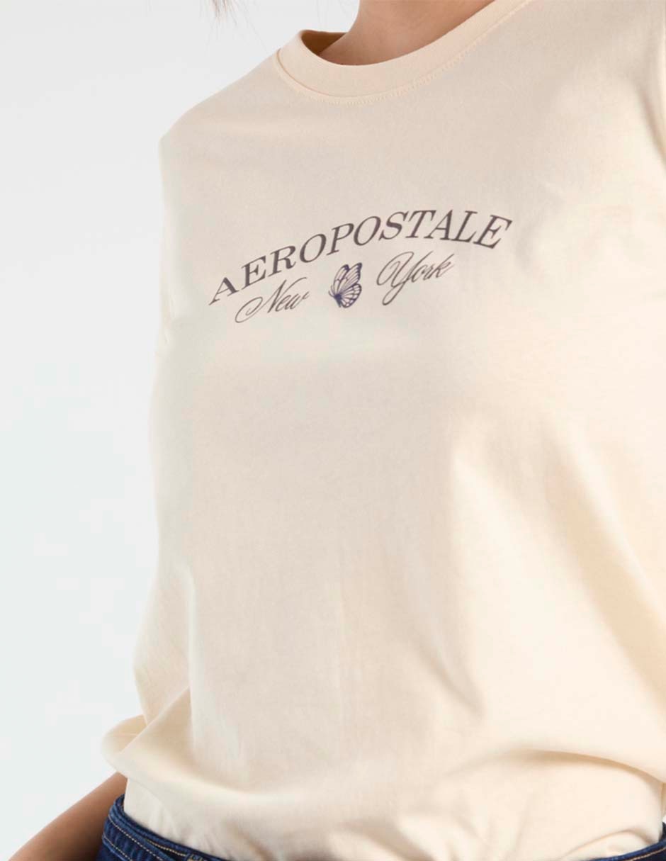 Playera manga corta cuello redondo para mujer 4