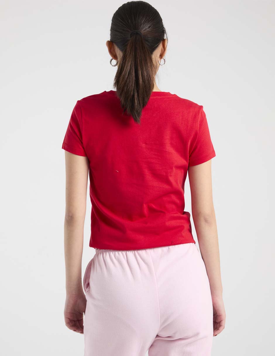 Playera manga corta cuello redondo para mujer 2