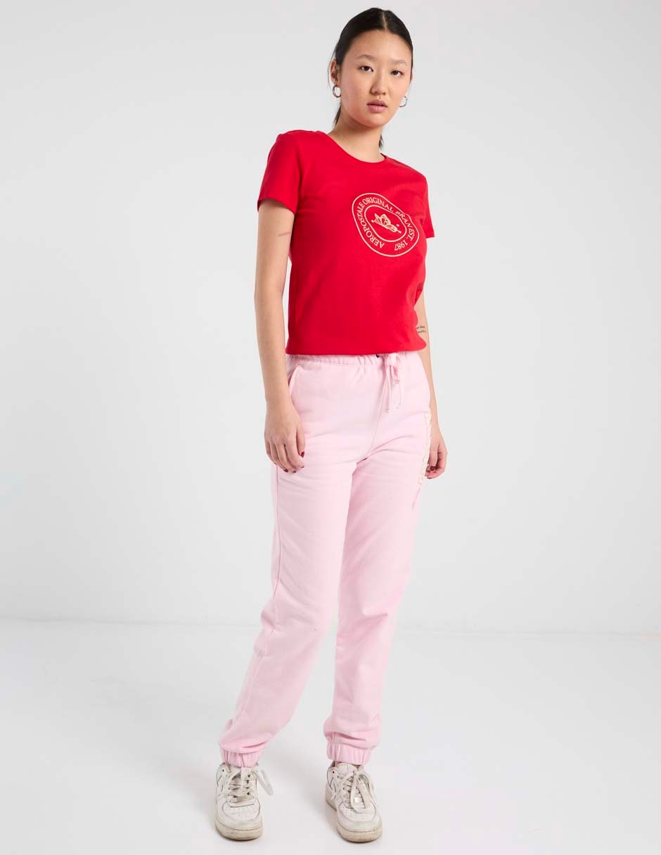 Playera manga corta cuello redondo para mujer 3