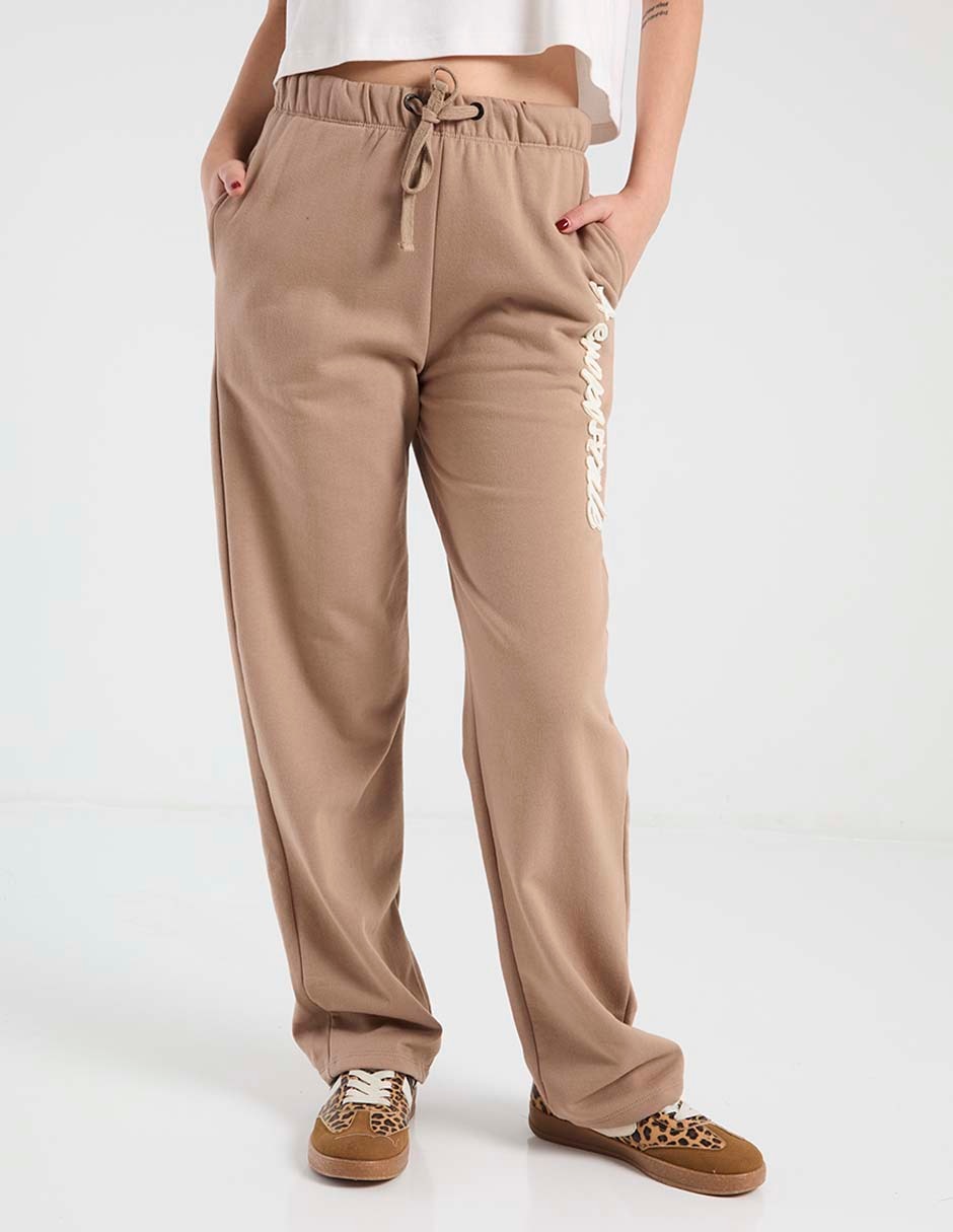 Pants regular con jareta para mujer