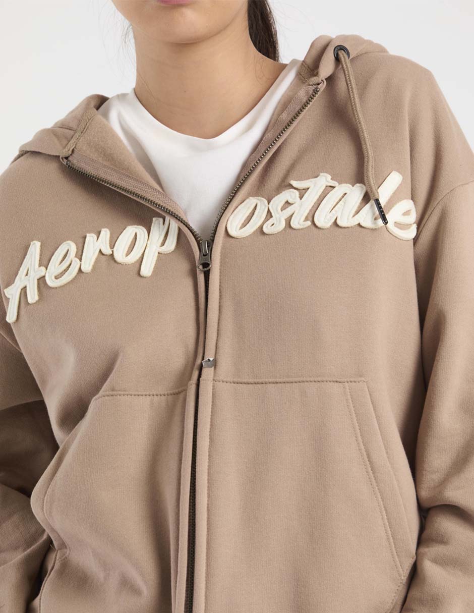 Sudadera con capucha y bolsa para mujer 4