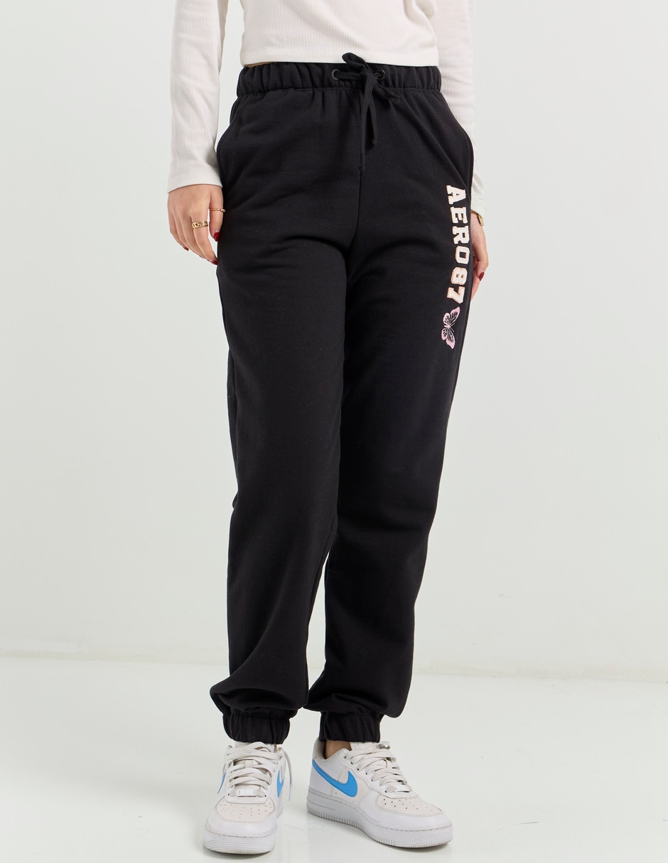 Pants regular con jareta para mujer