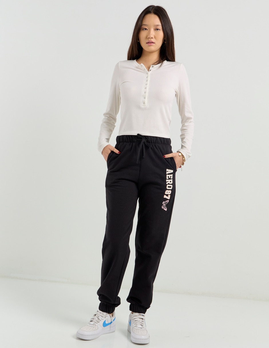 PANTS AERO AENV2515 LISO REG, G, NEGRO