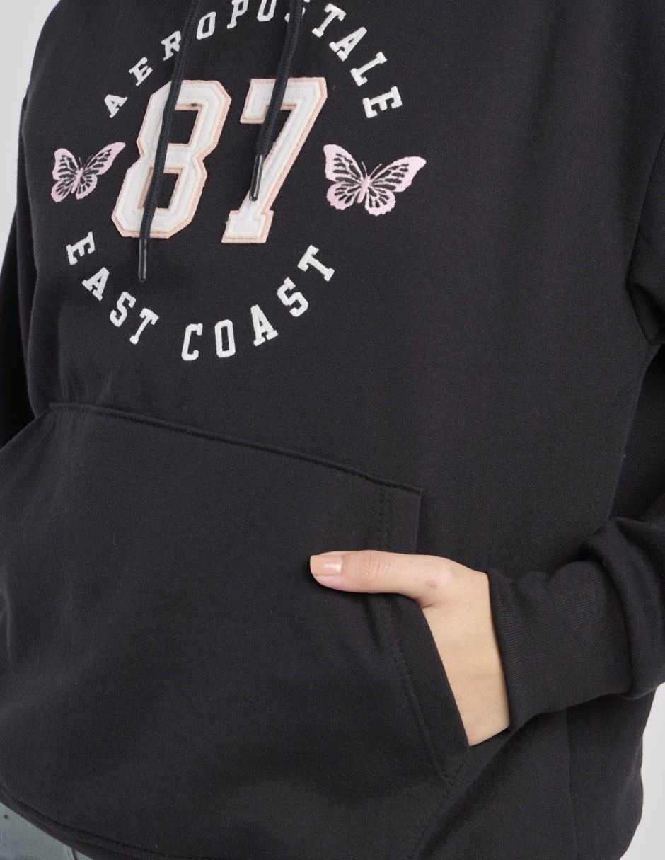 SUDADERA AERO AENV2514 LIS, XCH, NEGRO