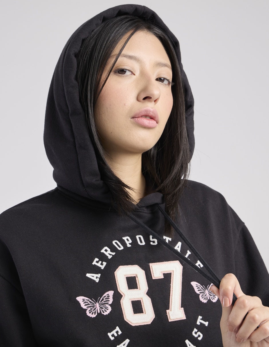SUDADERA AERO AENV2514 LIS, XCH, NEGRO