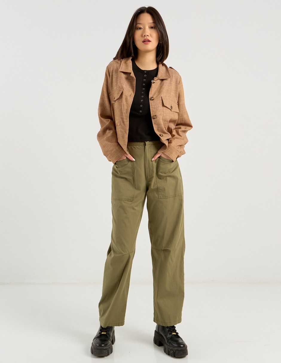 Pantalón relaxed straight para mujer Pantalón relaxed straight para mujer