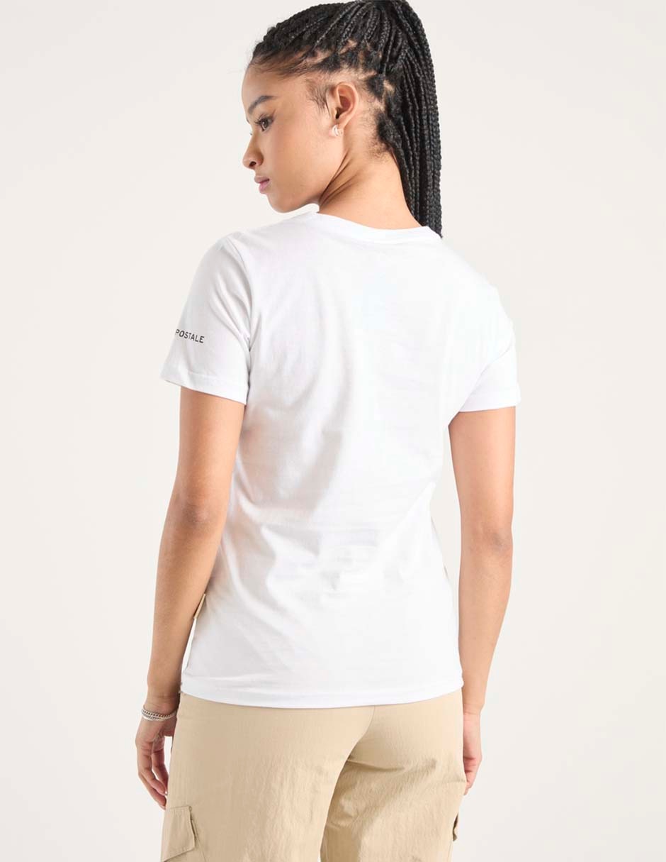 Playera manga corta La esposa de Frankenstein cuello redondo para mujer 2