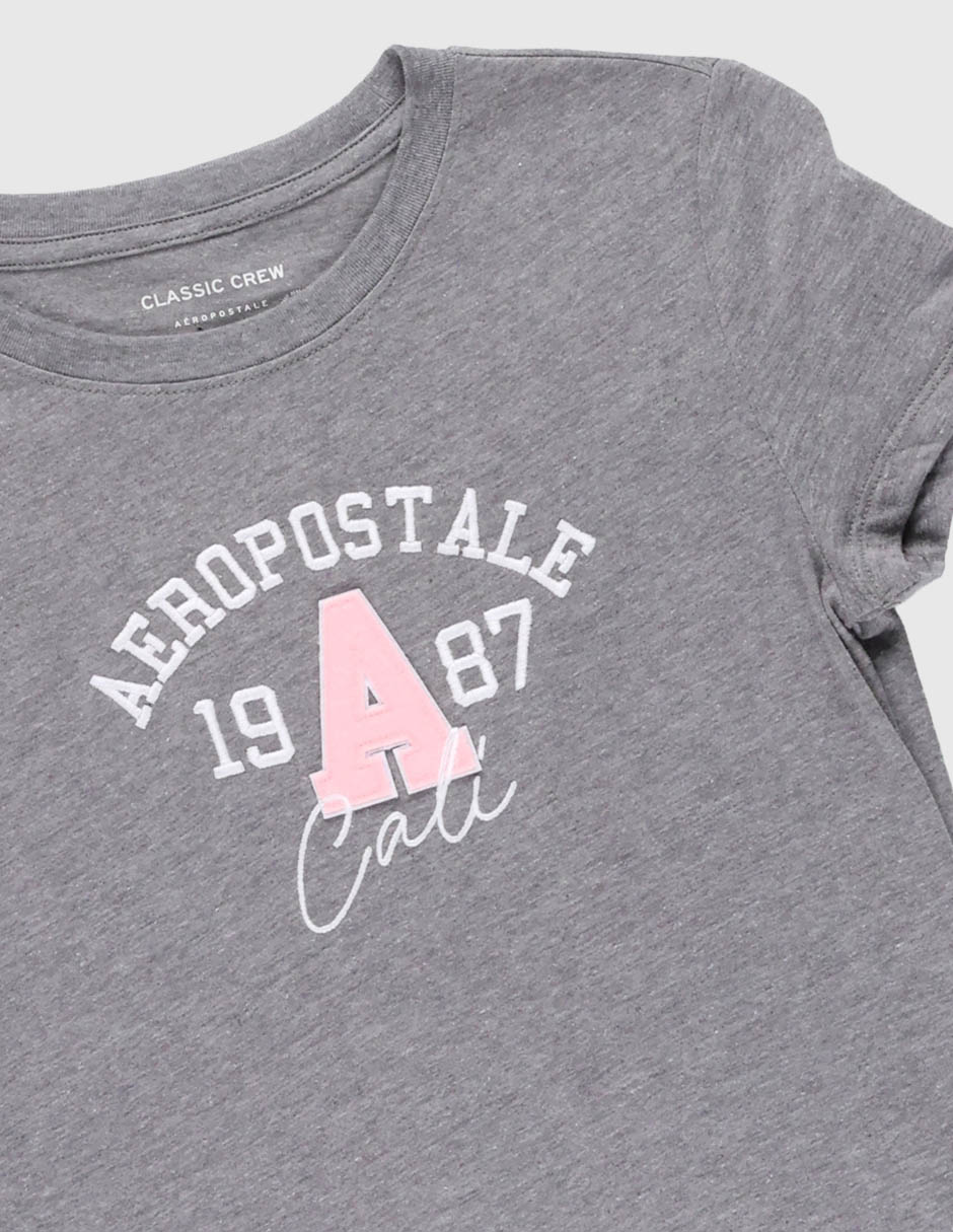 Playera manga corta cuello redondo para mujer 5