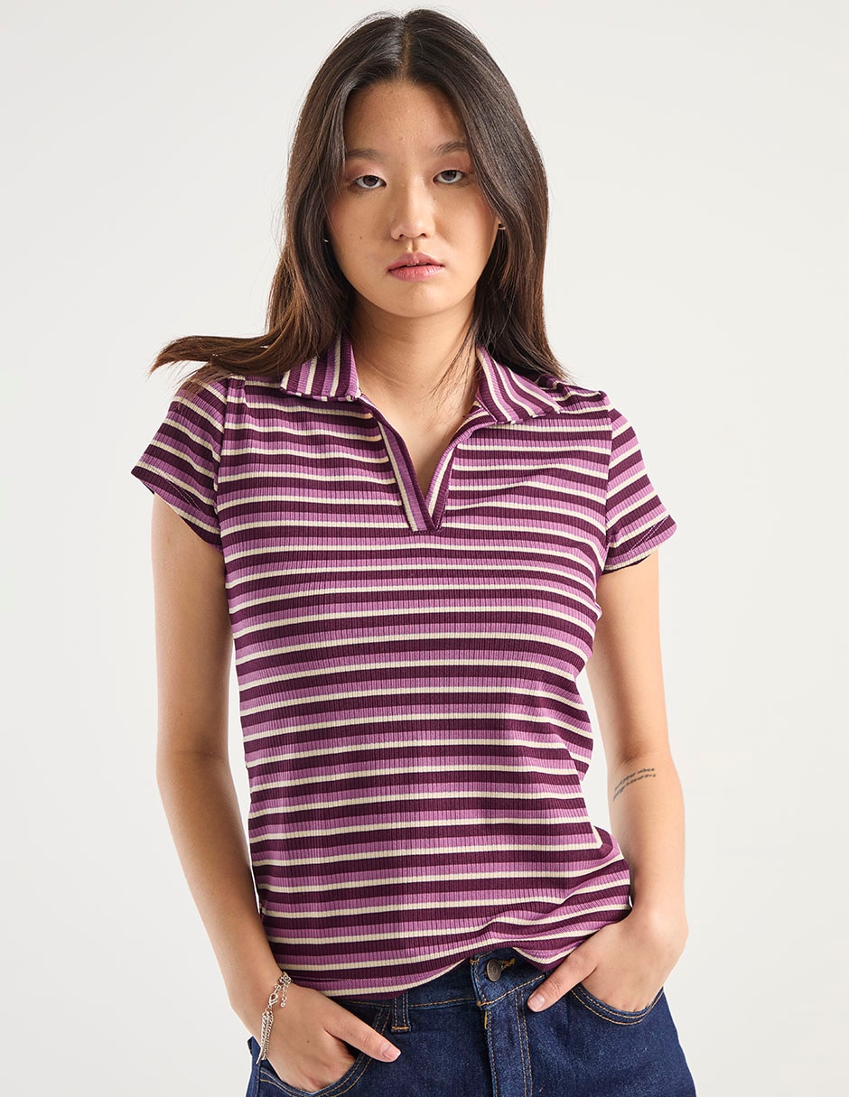 Playera tipo polo Aéropostale para mujer