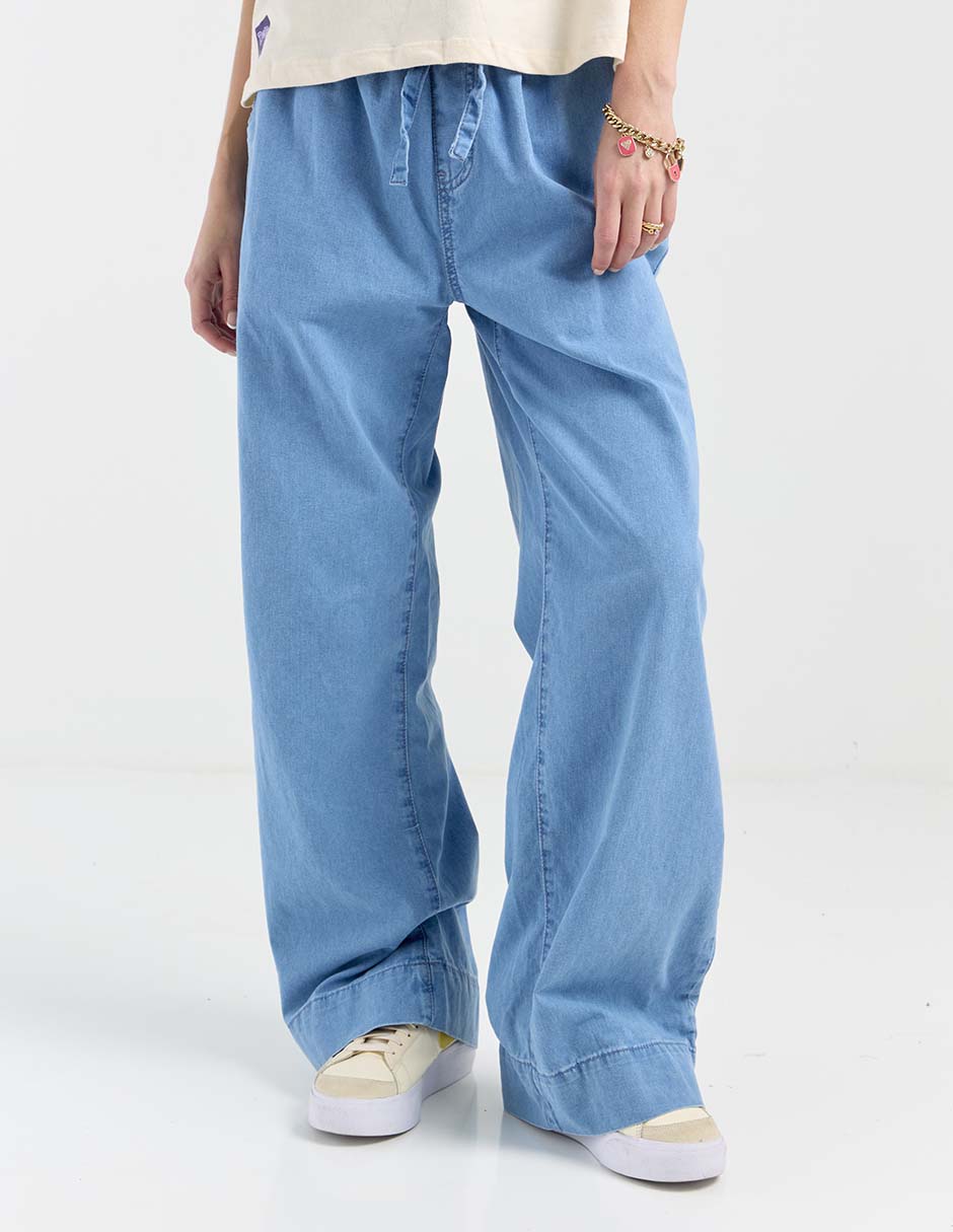 Pantalón relaxed Aéropostale wide leg para mujer