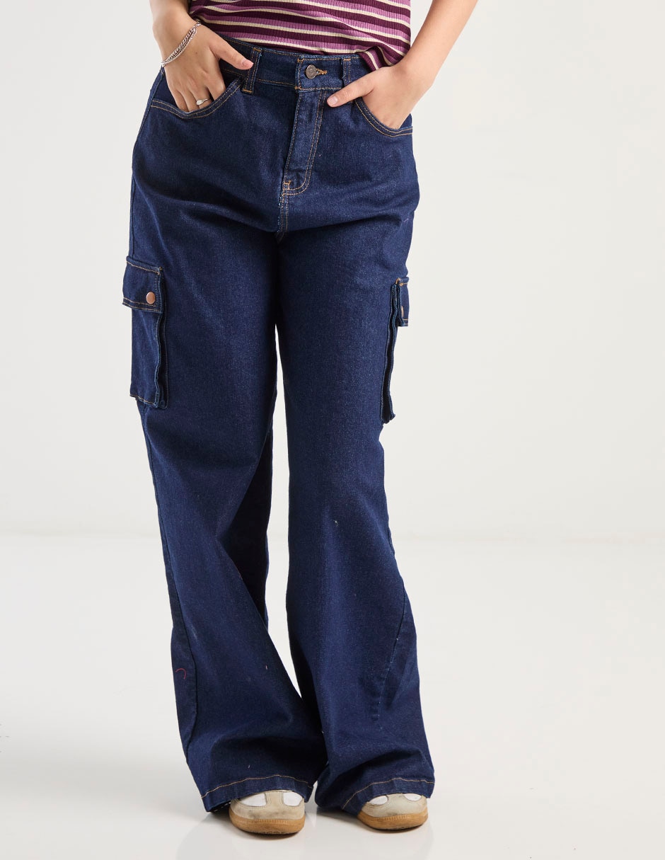 Jeans cargo wide leg Aéropostale para mujer Jeans cargo wide leg Aéropostale para mujer