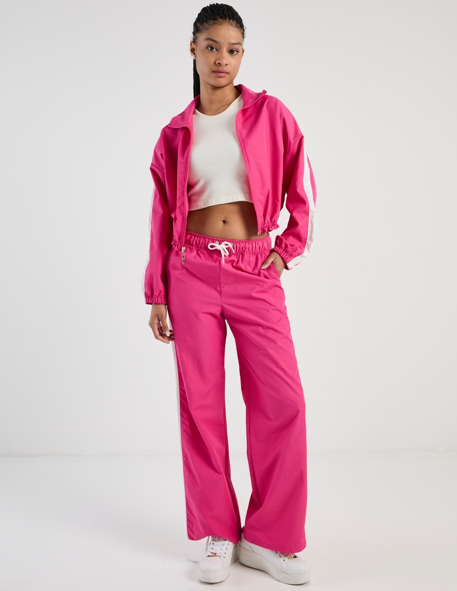 Pants straight con agujeta para mujer 3