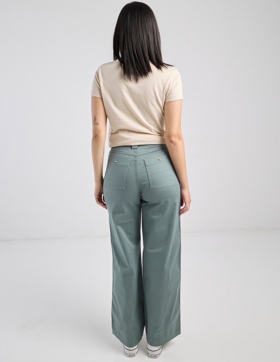 Pantalón relaxed wide leg para mujer 2