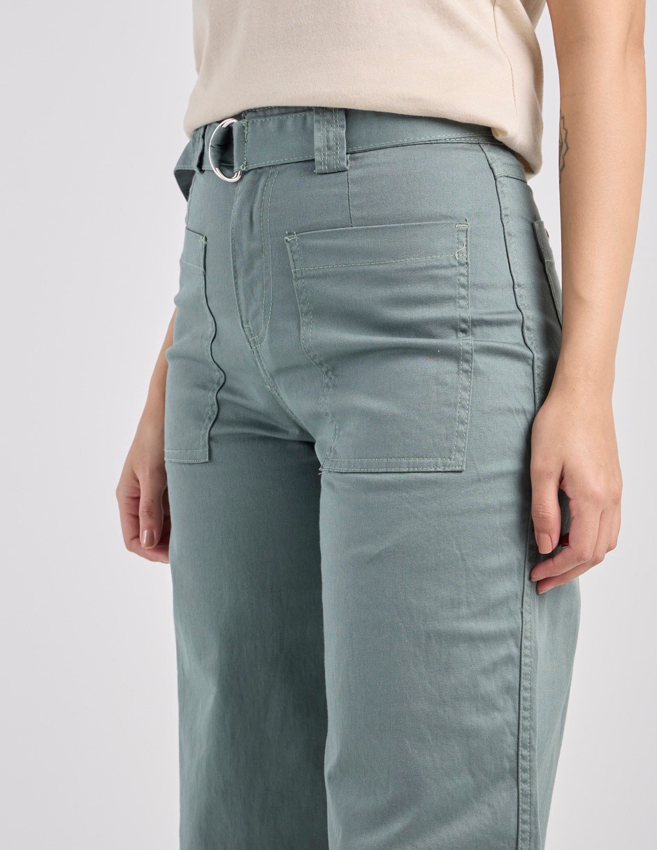 Pantalón relaxed wide leg para mujer 4
