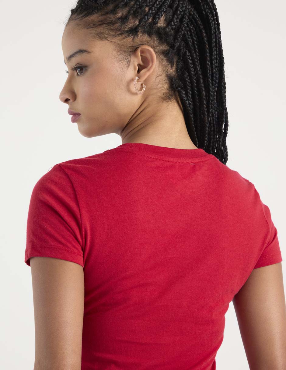Playera manga corta Aero cuello redondo para mujer