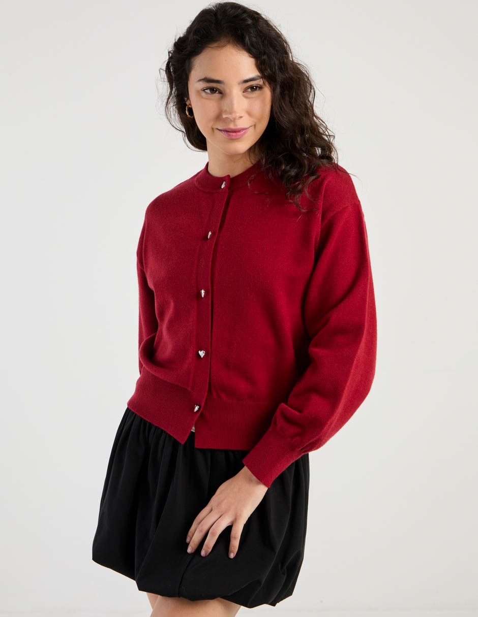 Suéter cuello redondo para mujer