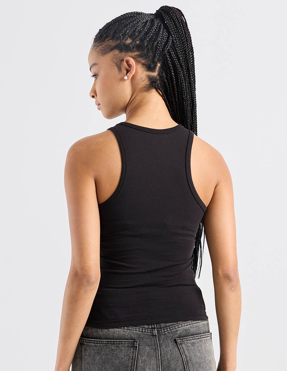 TOP AERO 011 ALGODÓN, M, NEGRO