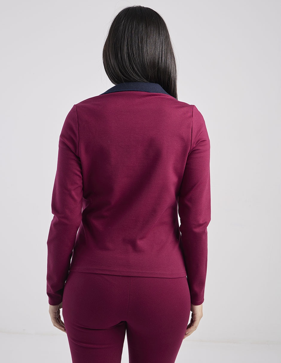 Suéter cuello V para mujer 2