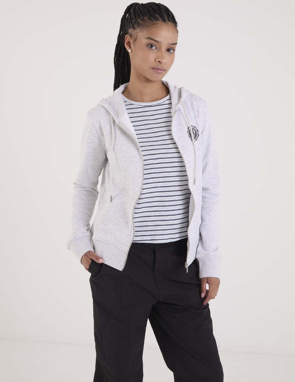 SUDADERA AERO 5123S26 LOGO AL, G, GRIS