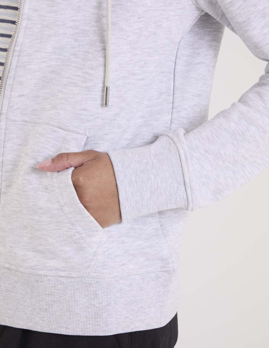 SUDADERA AERO 5123S26 LOGO AL, G, GRIS