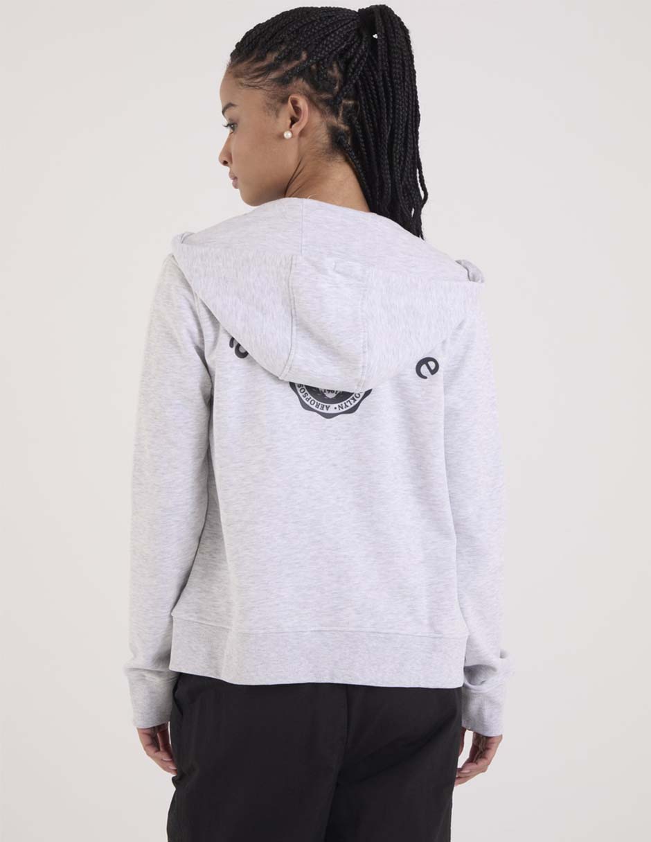 SUDADERA AERO 5123S26 LOGO AL, G, GRIS