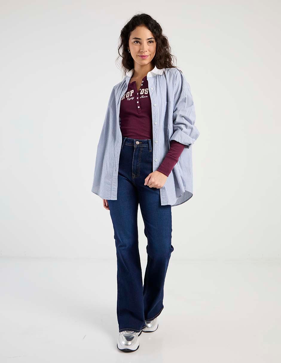 Jeans acampanado para mujer 3