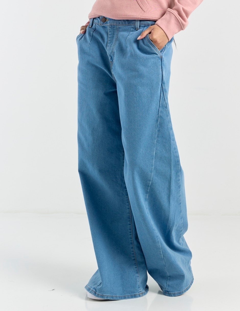 Jeans carpenter wide leg Aéropostale para mujer