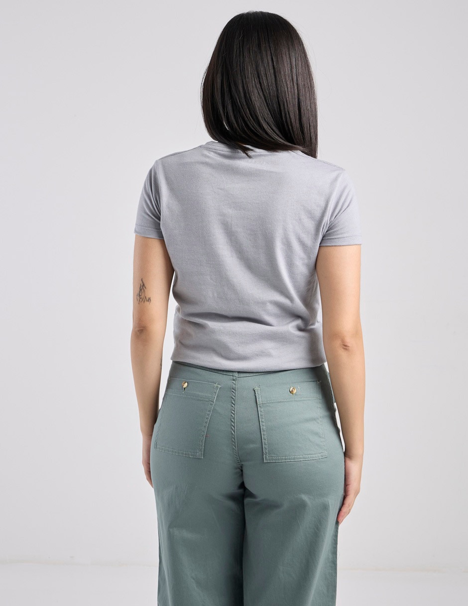 Playera manga corta Aero cuello redondo para mujer
