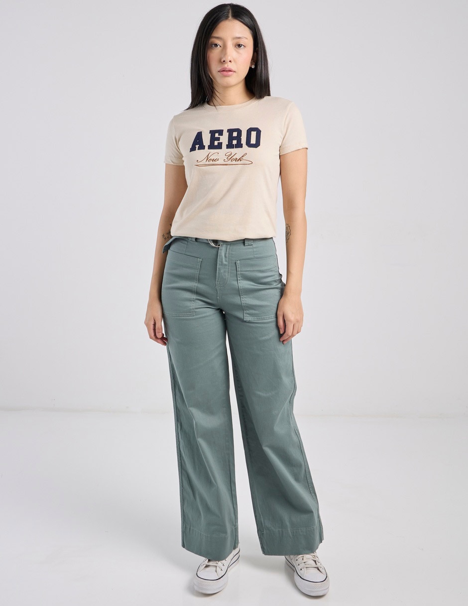 Playera manga corta cuello redondo para mujer 3