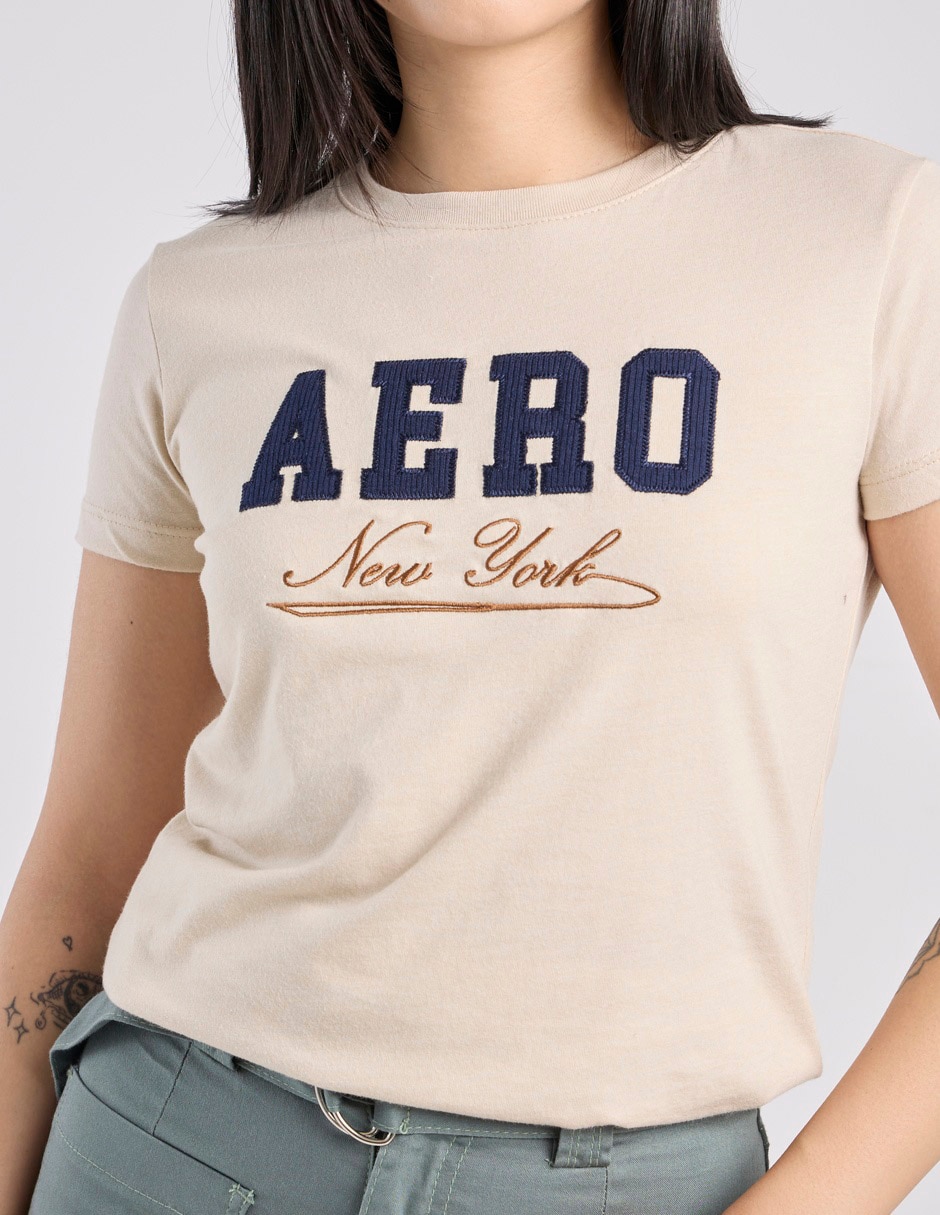 Playera manga corta cuello redondo para mujer 4