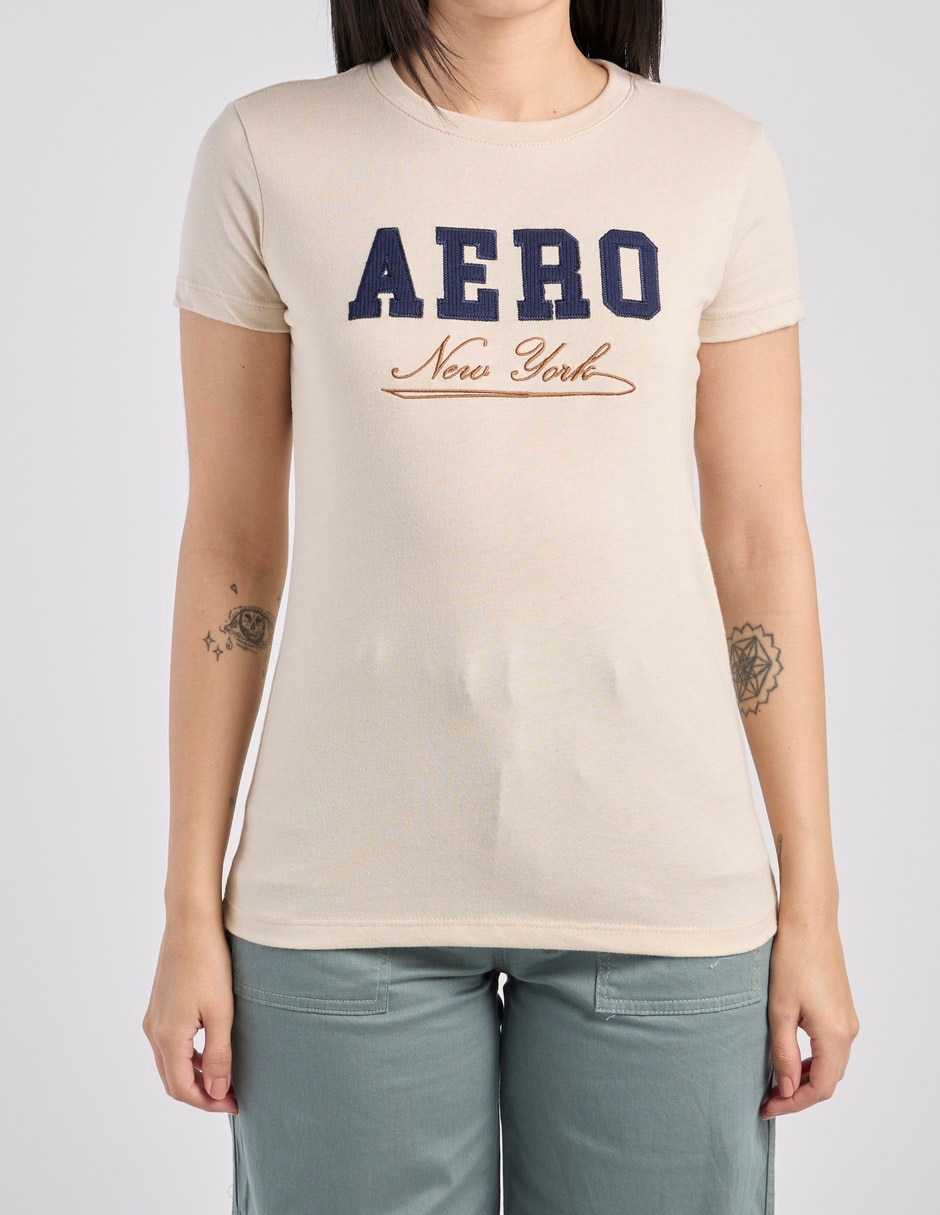 Playera manga corta cuello redondo para mujer 5