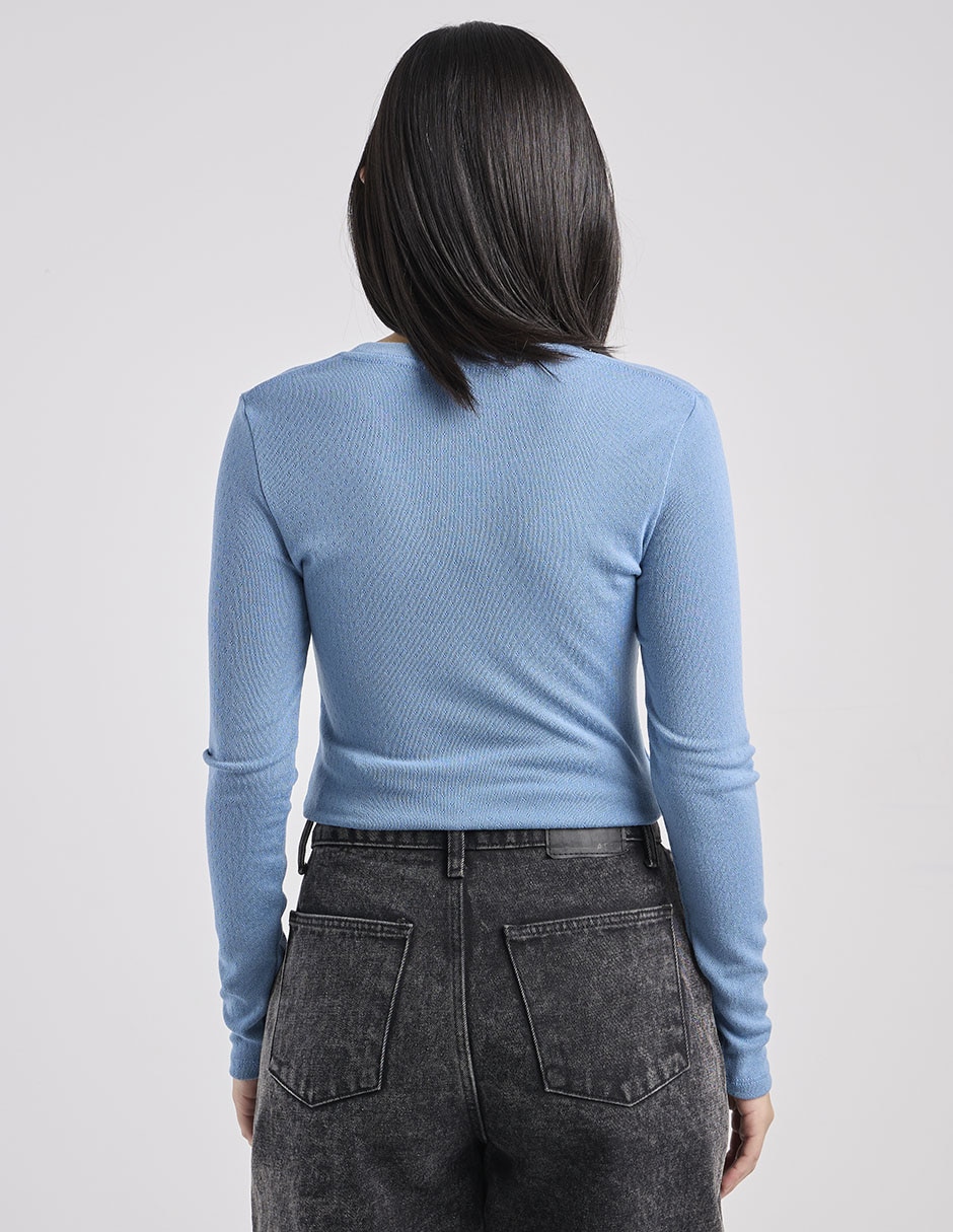 Blusa manga larga para mujer 2