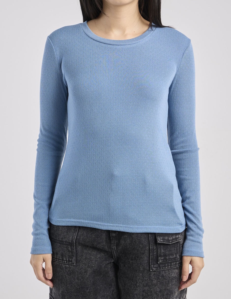 Blusa manga larga para mujer 5