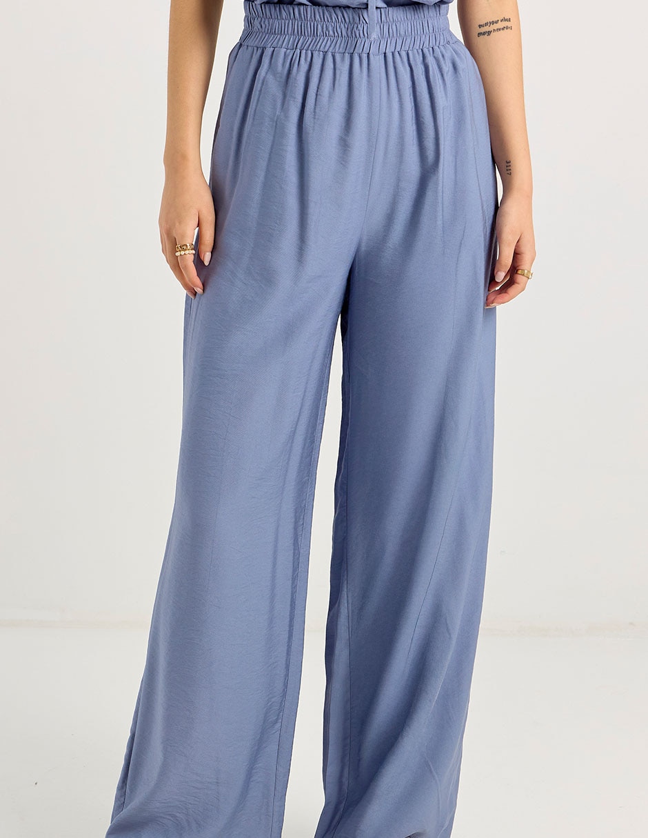 Pantalón relaxed amplio para mujer 4
