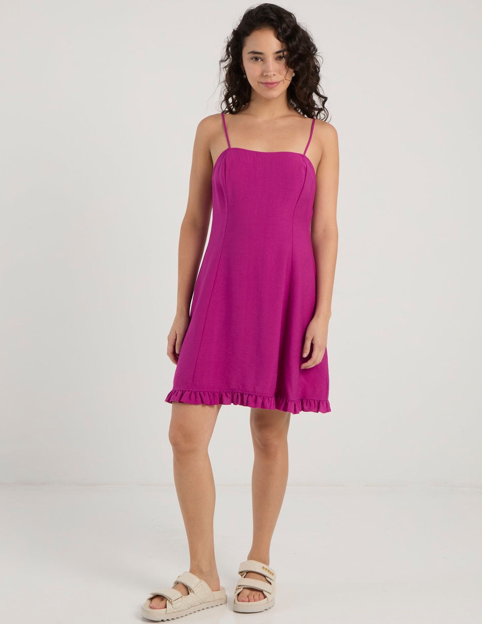 Vestido a la rodilla casual para mujer 2