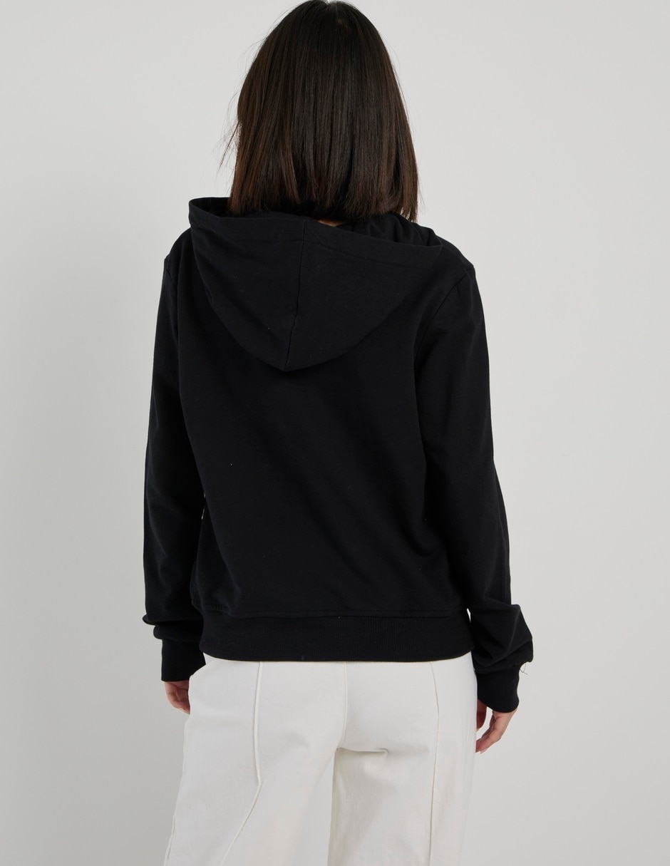 Sudadera con capucha y bolsa Kuromi para mujer 6