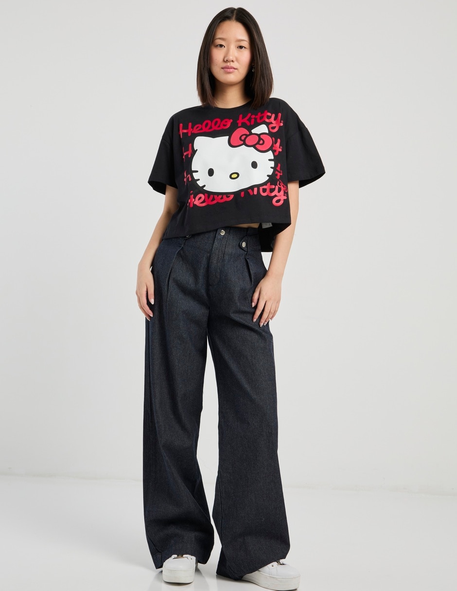Playera manga corta cuello redondo para mujer 3