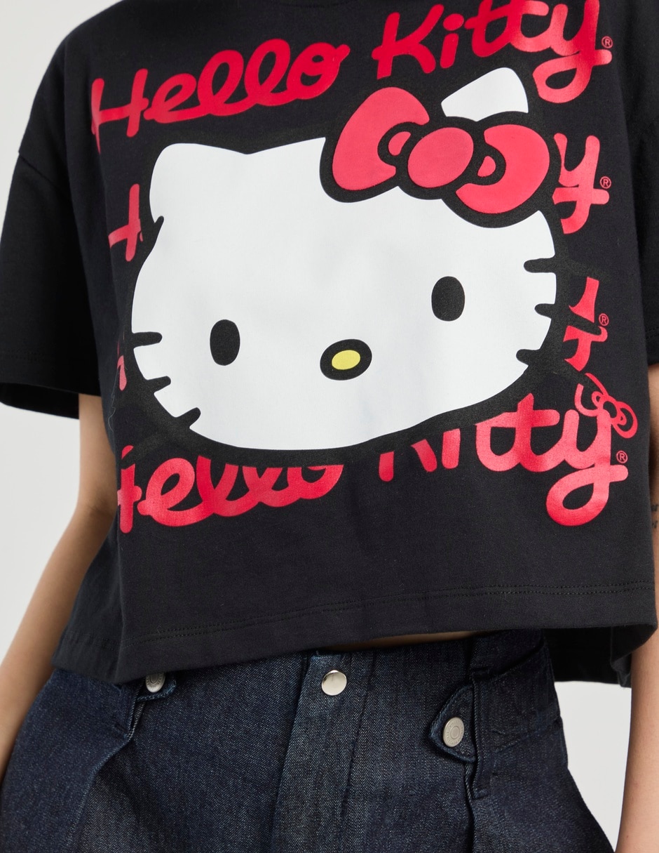 Playera manga corta cuello redondo para mujer 5