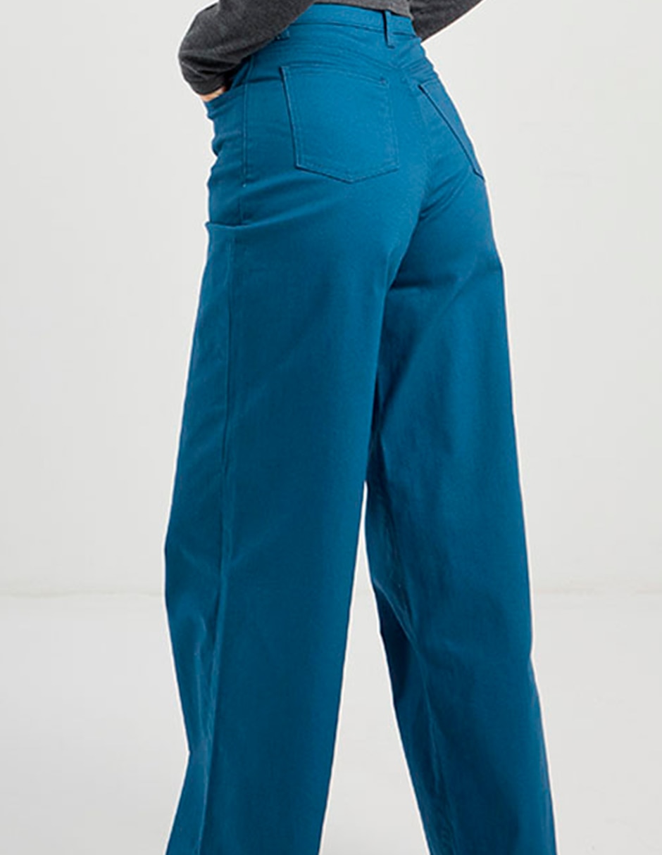 Pantalón relaxed wide leg para mujer 5