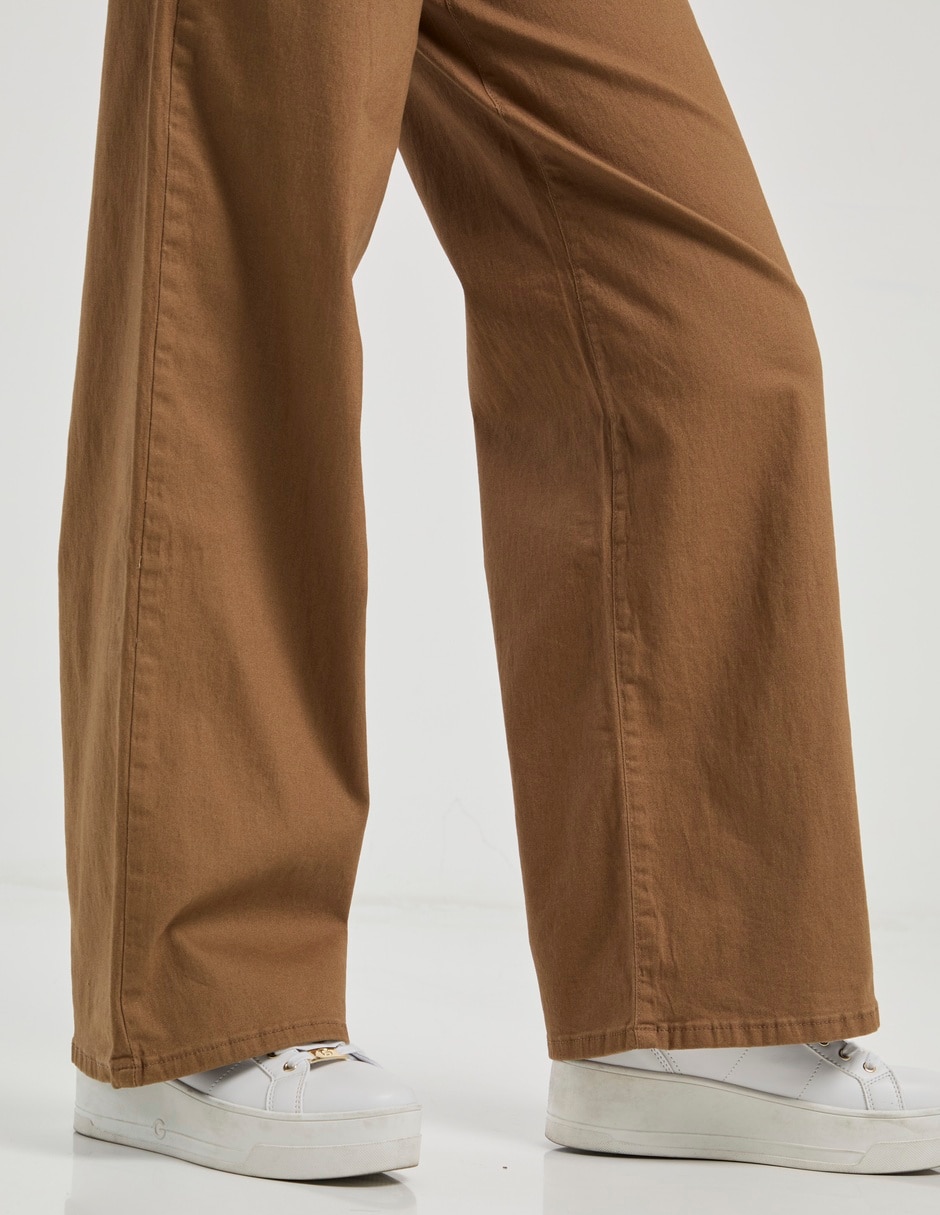 Pantalón relaxed Aéropostale wide leg para mujer