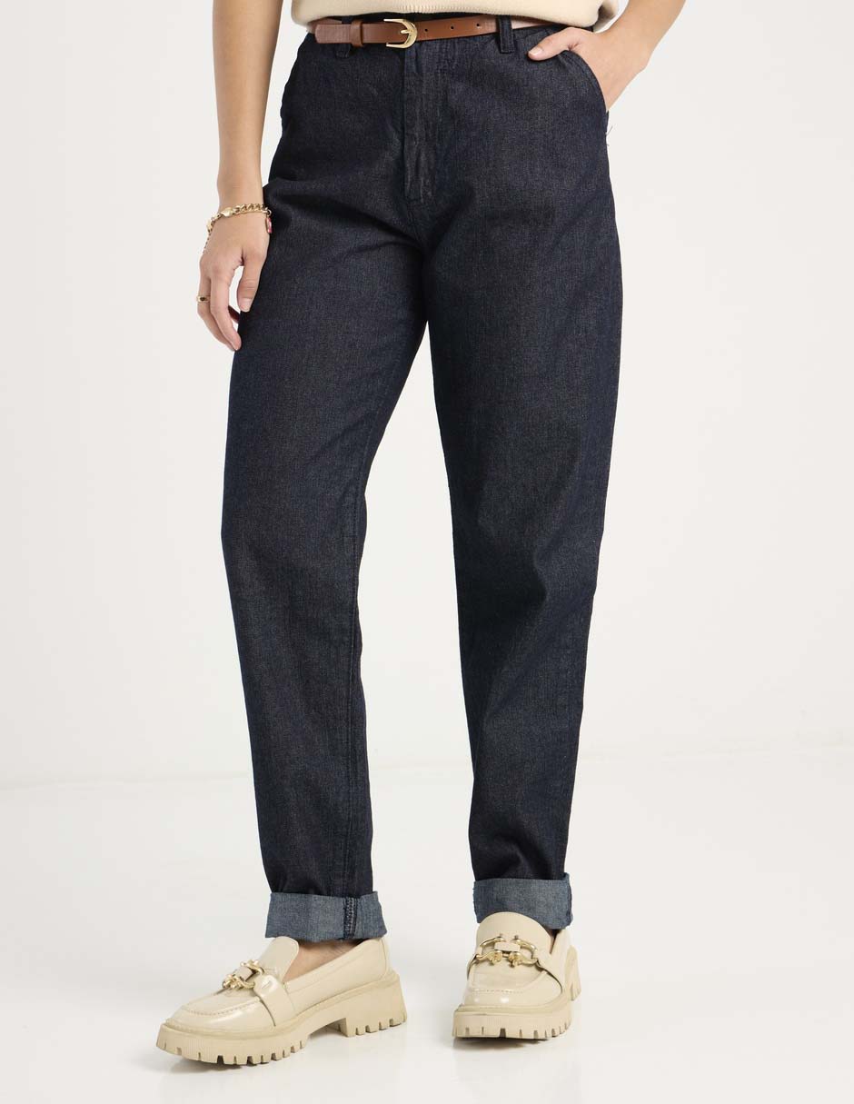 Jeans straight para mujer 2